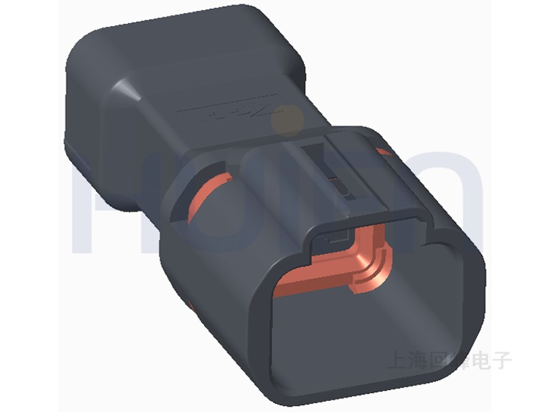 2.20mm 公端子护套 2*3PIN 线到线