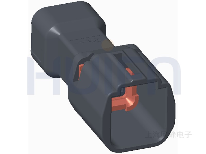 2.20mm 公端子护套 2*2PIN 线到线