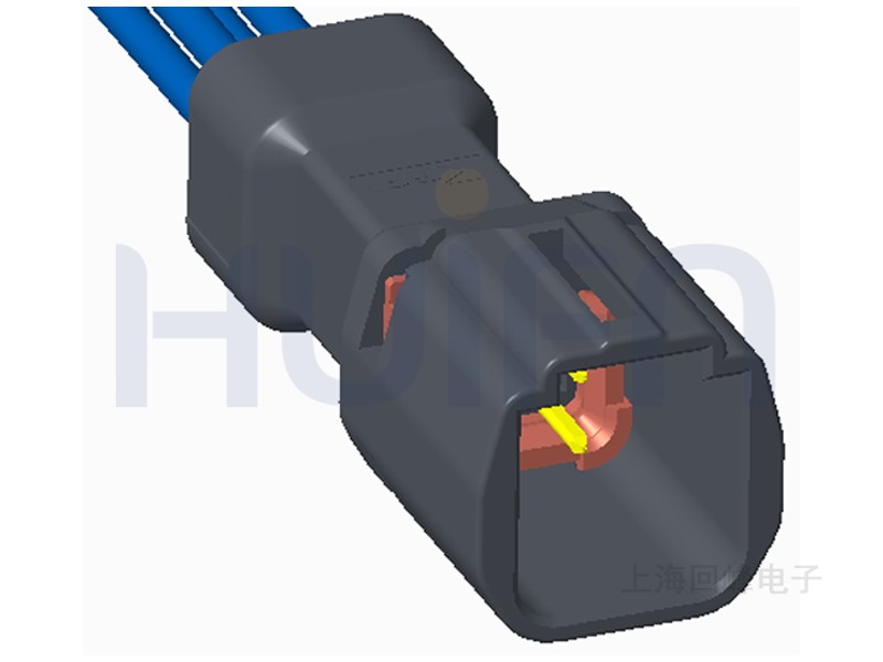 2.20mm间距 2*3PIN 公端子护套 线到线