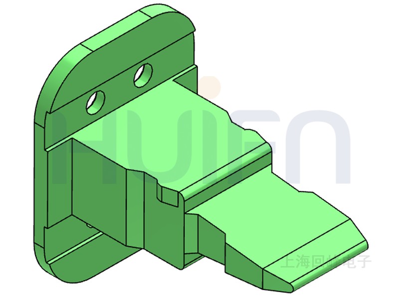 2*2PIN 母端子护套  灰色塑壳