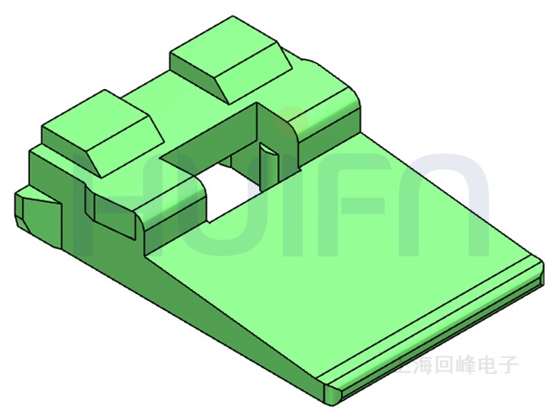 2PIN 公端子护套 线到线 可密封 灰色塑壳