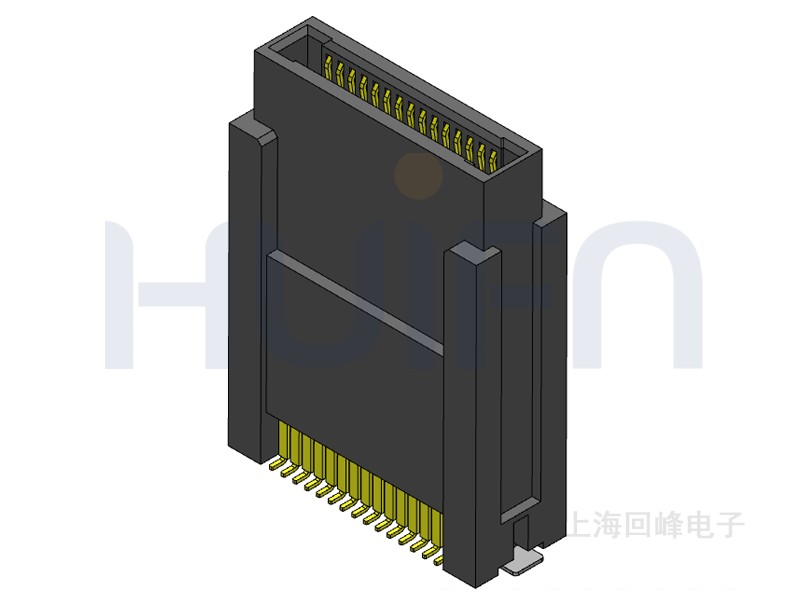 0.80mm 双排 2*15PIN 耐高温 黑色