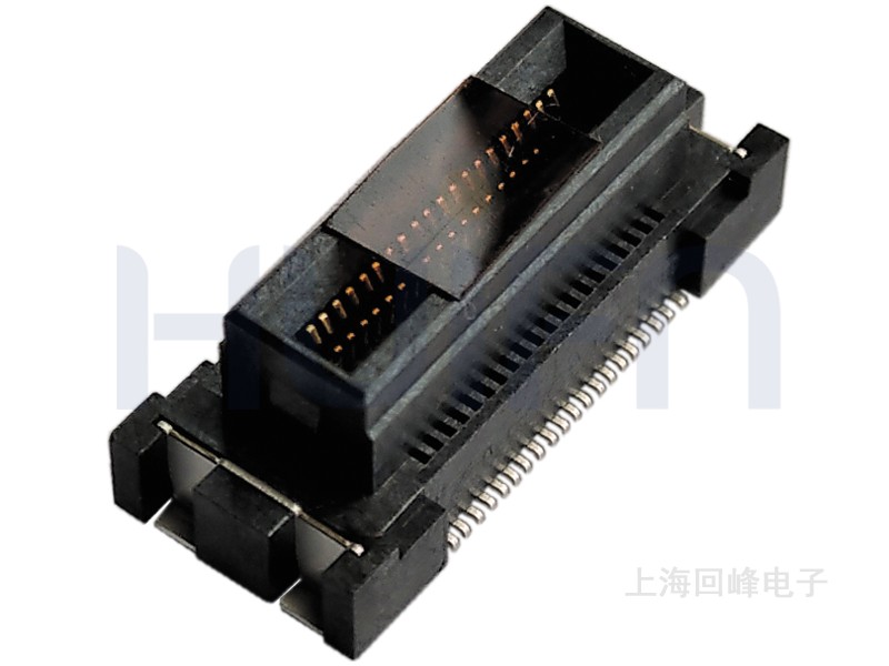 0.50mm 双排 2*20PIN 耐高温 黑色