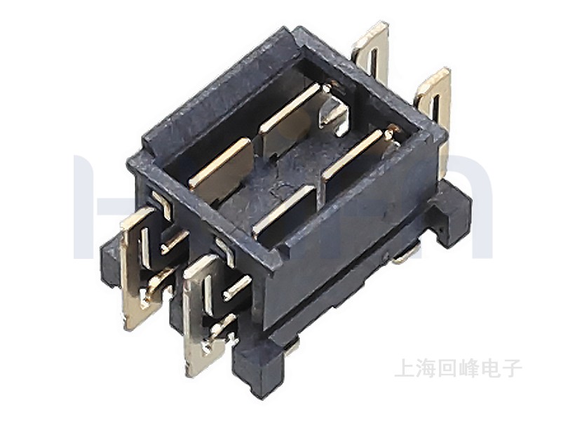 2.54mm 双排 2*2PIN 耐高温 黑色