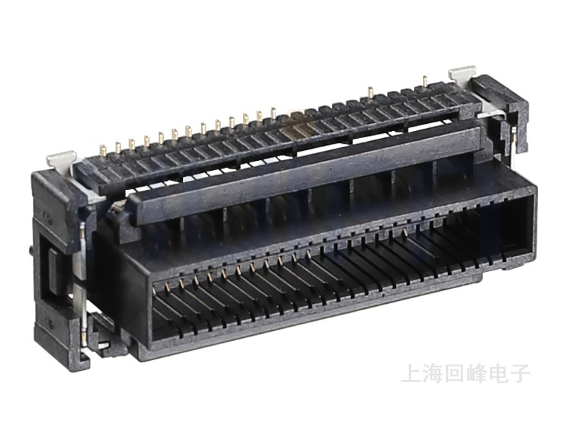 0.80mm 双排 2*24PIN 耐高温 黑色