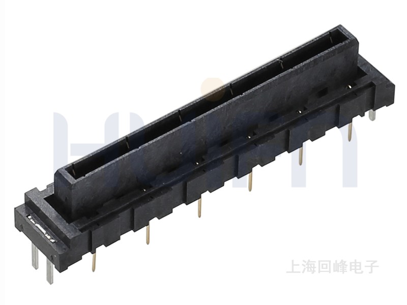 6.50mm 双排 2*6PIN 耐高温 黑色