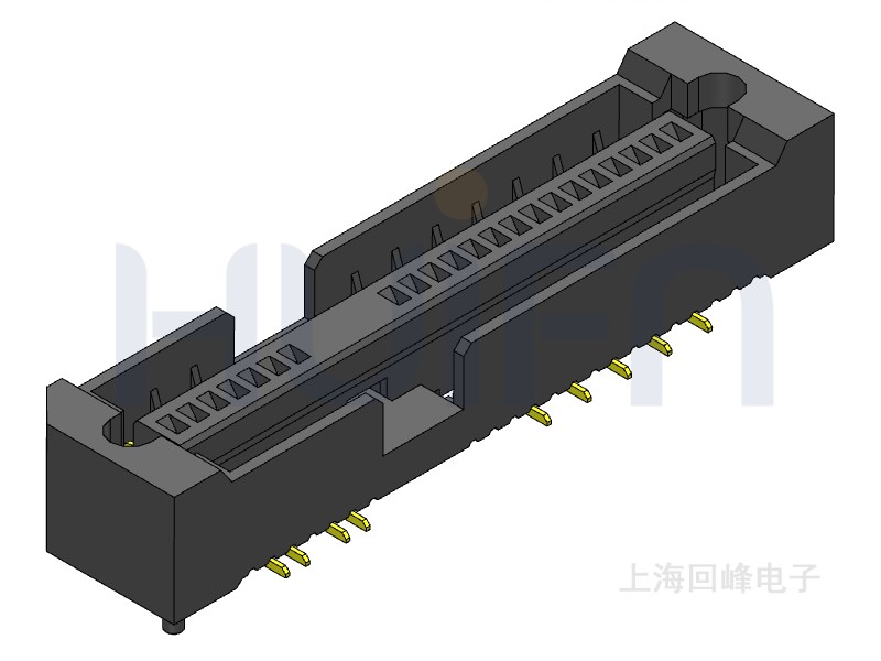 1.27mm 双排 2*10PIN 耐高温 黑色