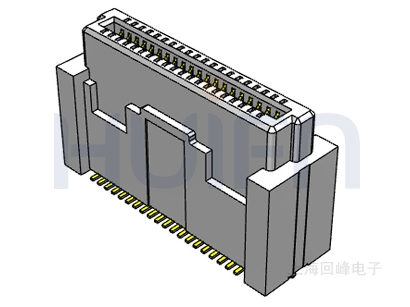 0.8mm 母座  双排 SMT 2*20PIN 耐高温