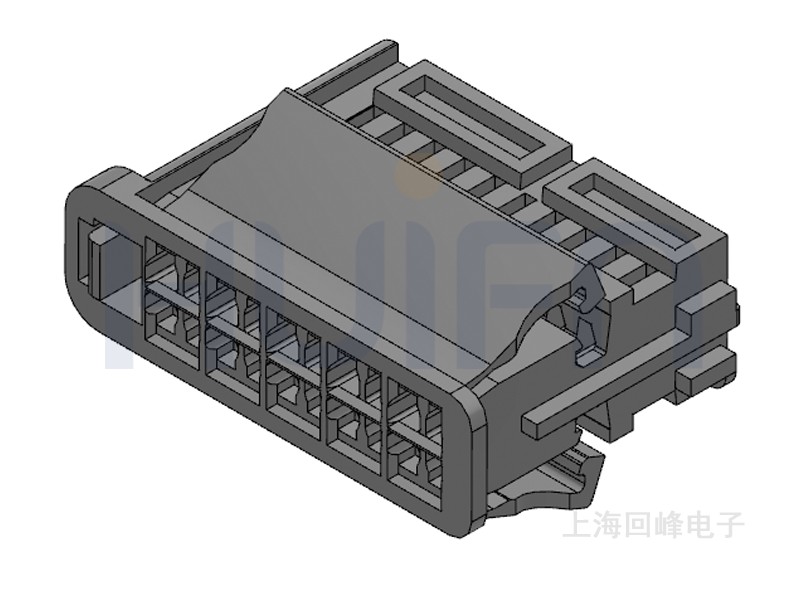 0.8mm 汽车线束连接器 母座  2*10PIN