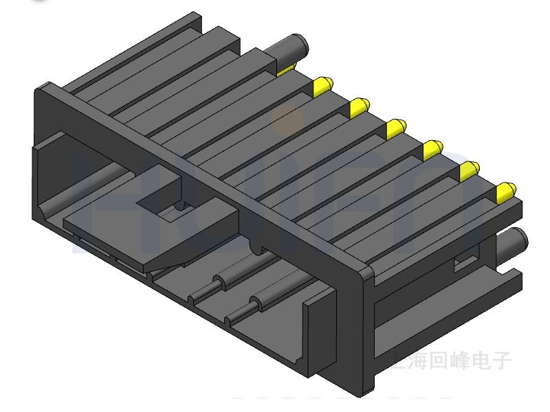 3.2mm 公座 黄铜  黑壳 7PIN