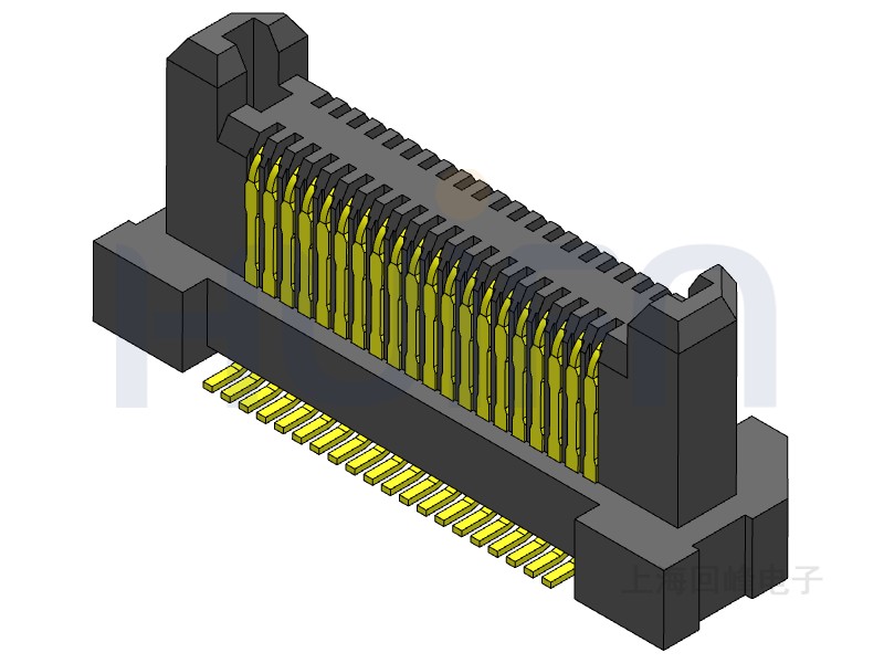 0.5mm 双排公座 2*20PIN 耐高温