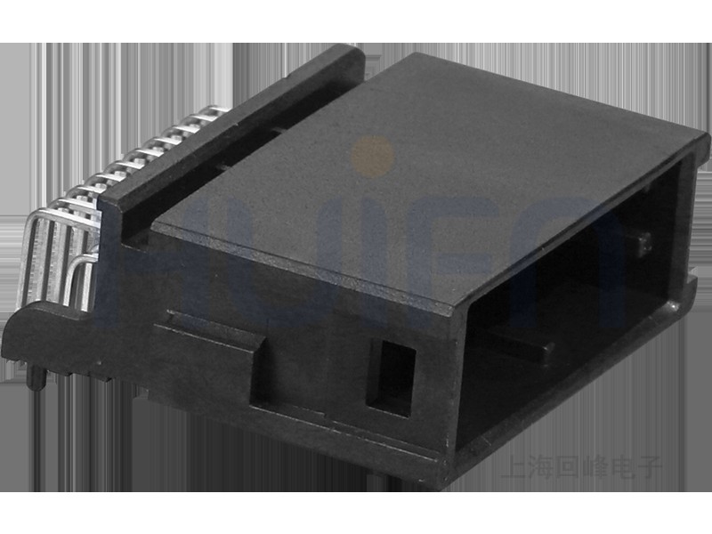 1.8mm 双排公座 2*10PIN 耐高温 黑色