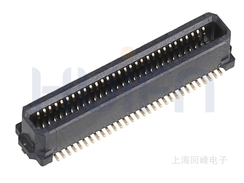 0.635mm 双排连接器 2*40PIN 耐高温 黑色