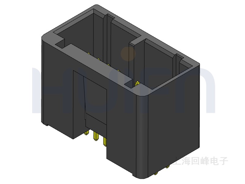 2.5mm 双排公座 2*8PIN 不耐高温 铝合金