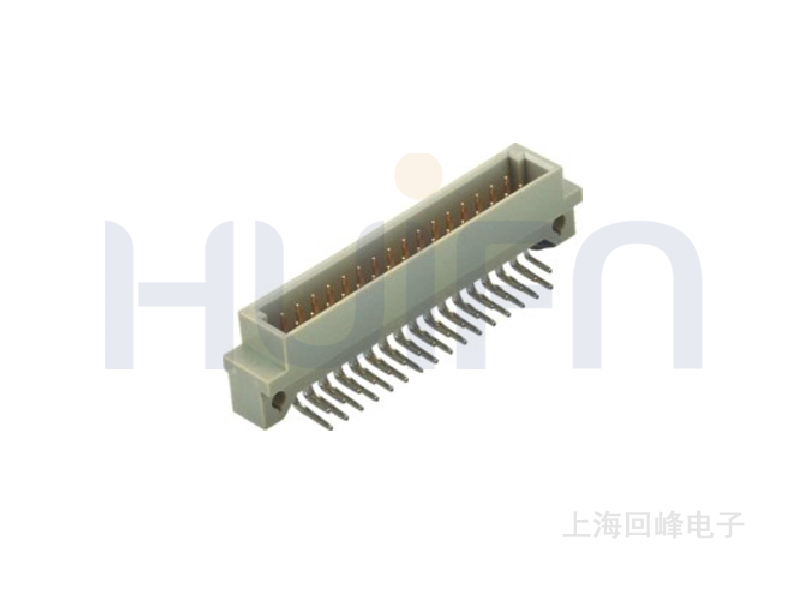2.54间距 90度弯插型 公座 2-16P DIN41612 板对板连接器
