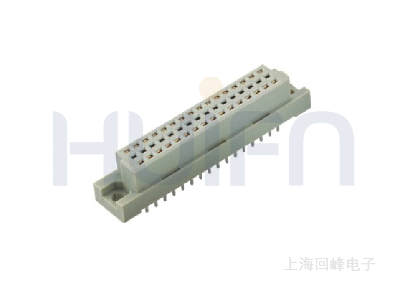2.54间距 180° 直插 母座 3-16P DIN41612