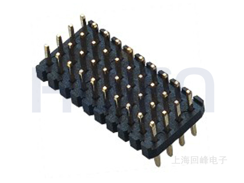 2.0mm 单层四排 180°DIP 排针