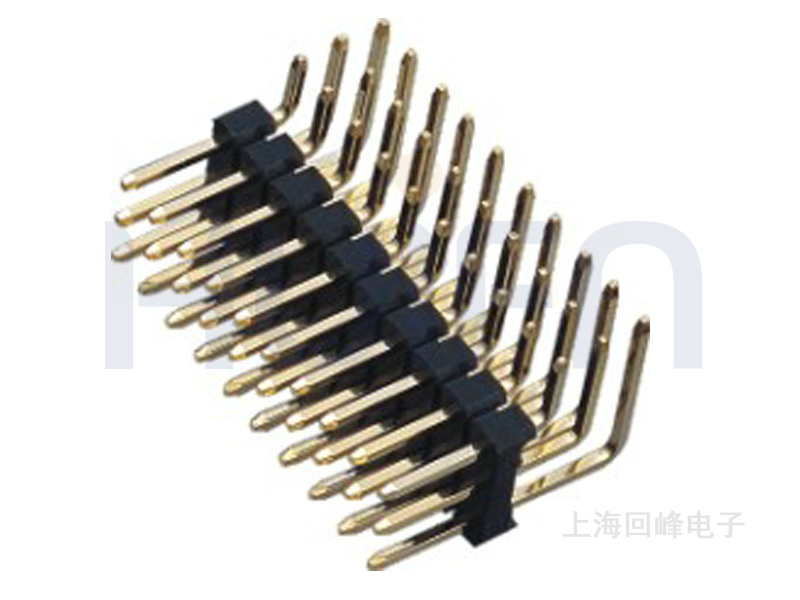 2.54mm 单层三排 90°DIP 排针
