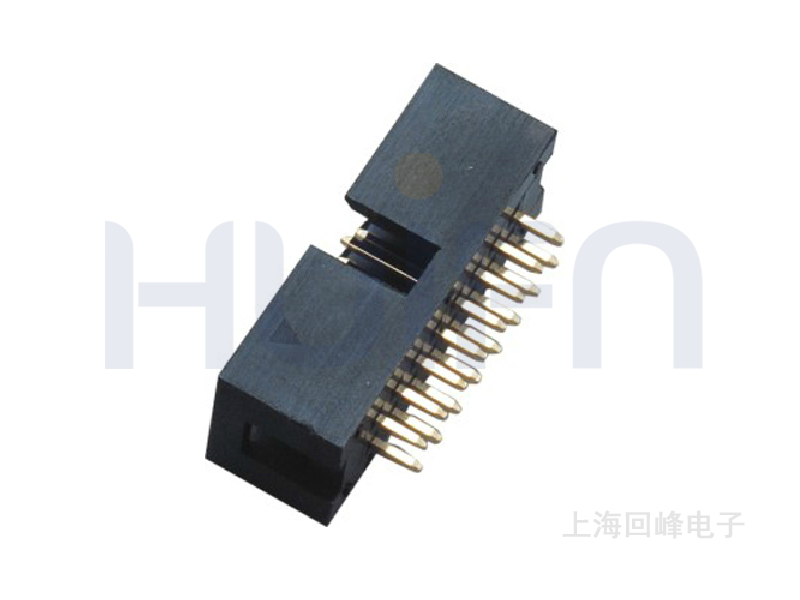 2.54MM 散镀全金 180°DIP 简易牛角