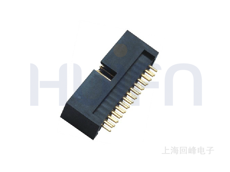 2.54MM H=13.6 散镀全金 满PIN 180°DIP 简易牛角
