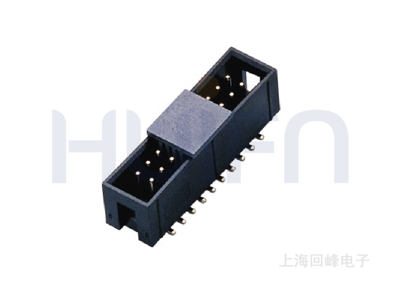 2.54MM 180°SMT 满PIN 简易牛角