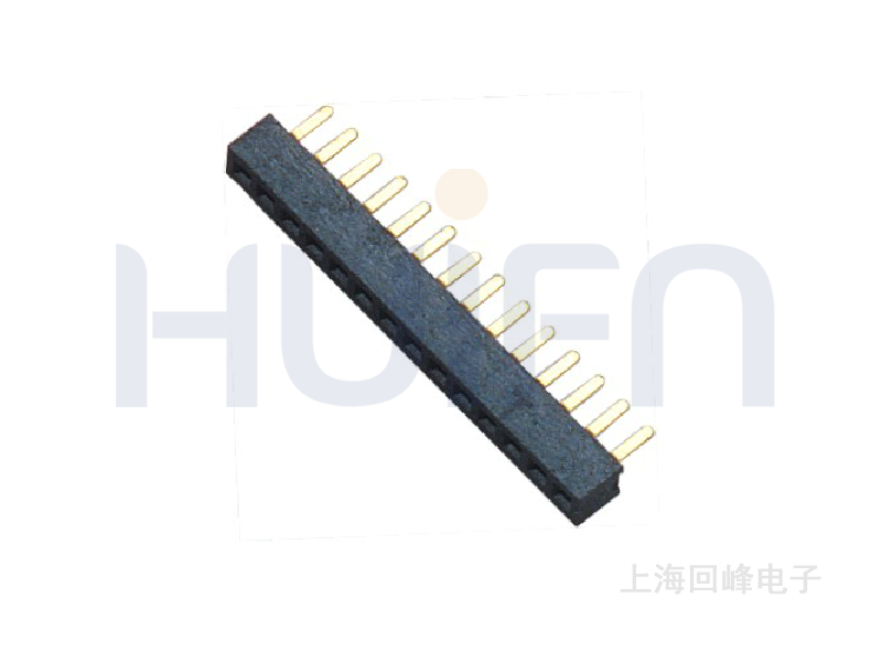 1.27MM 单排 180°DIP 排母 供应