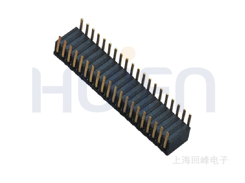 1.27双排SMT侧插型排母H=3.5MM