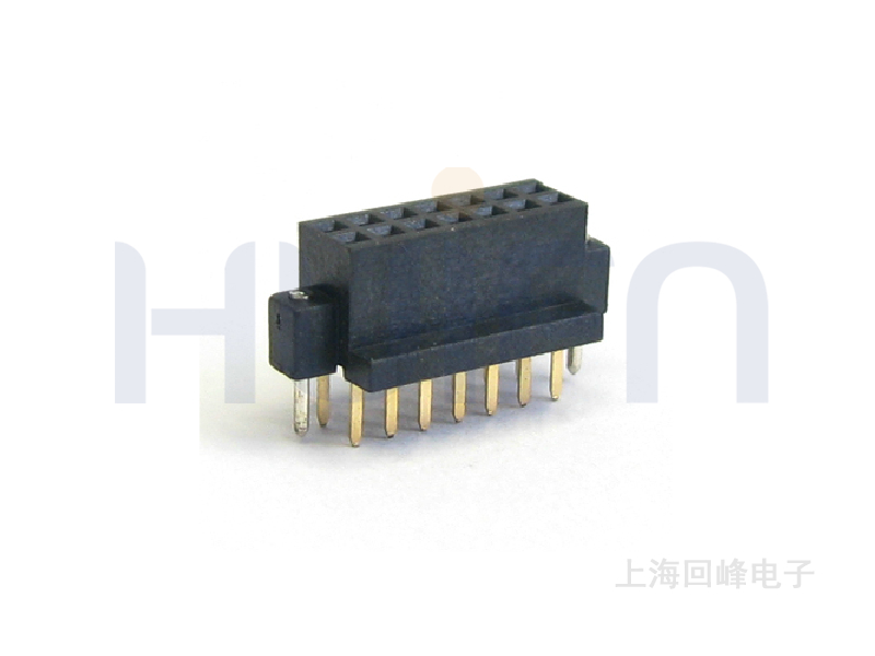1.27MM 双排 180°DIP 排母 H=4.3 DIP=2.4