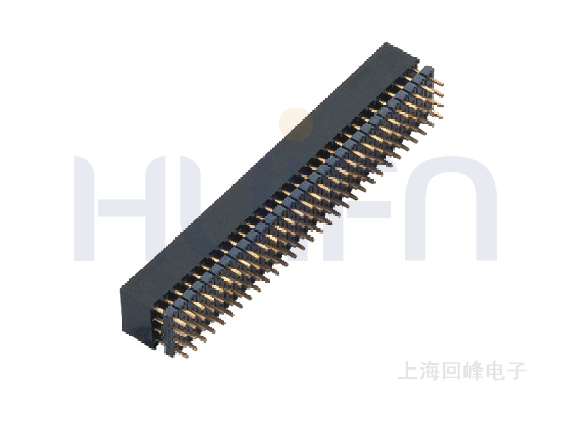 2.0间距 4*30P 180°直插，加高一层塑胶 排母连接器