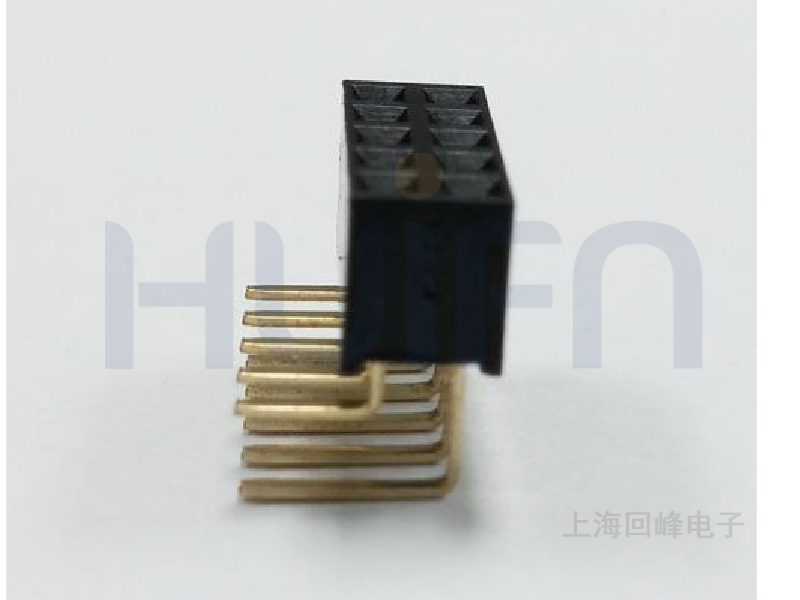 2.54mm H = 5.7mm双行 180°母头