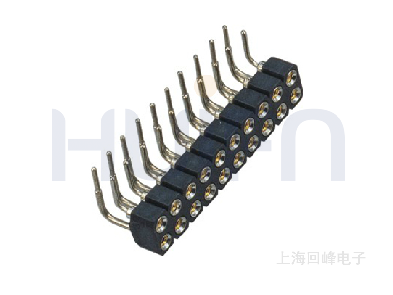 2.0MM 双排 R/A 圆孔排母