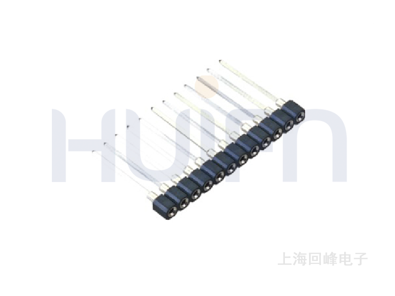 2.54MM 单排 H=3.0 R/A 圆型排针
