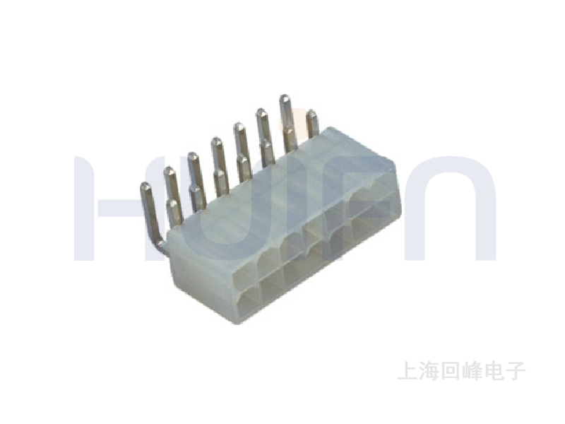 4.2MM 间距 2*7P 双排 90度插板 Wafer 连接器